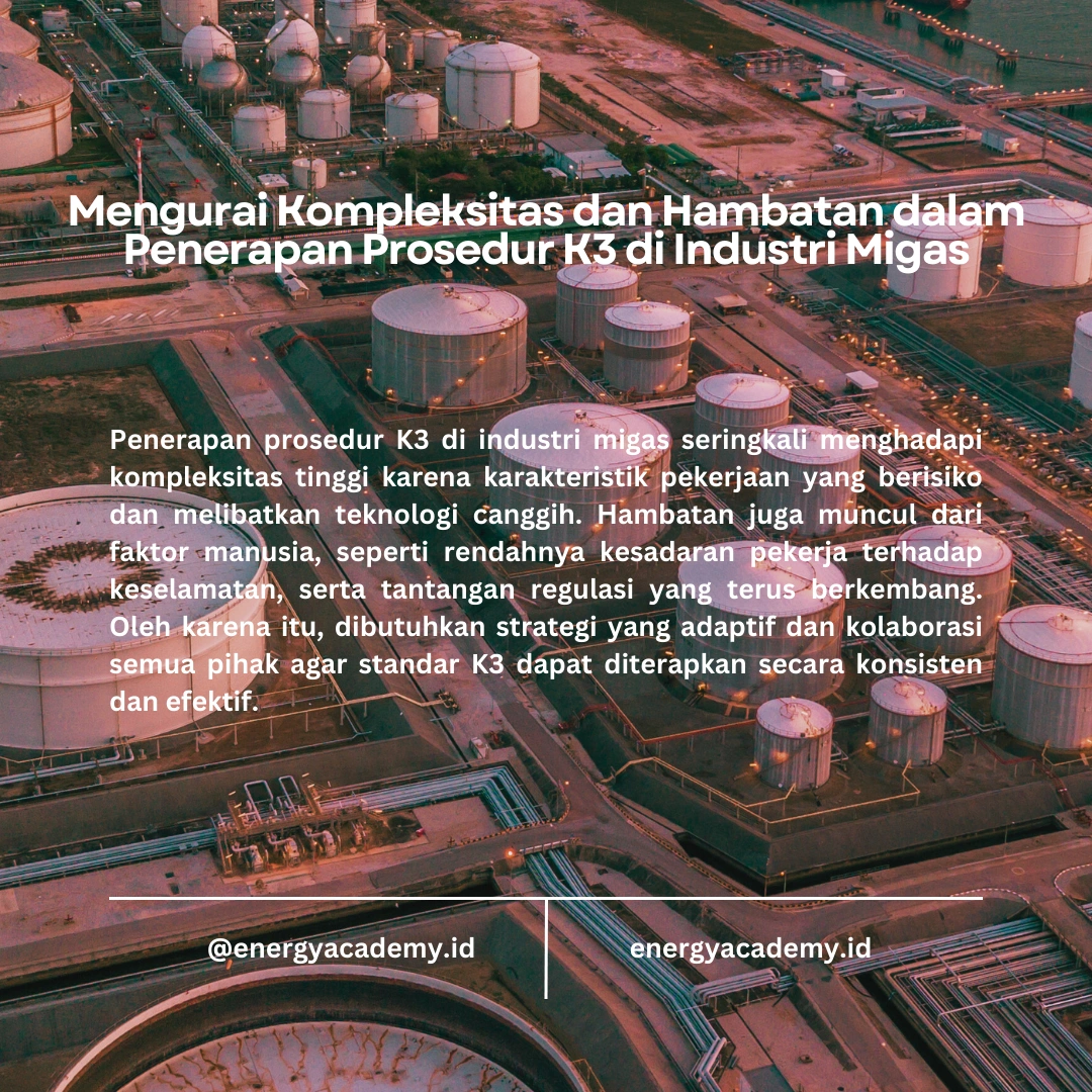 Prosedur K3 di Industri Migas