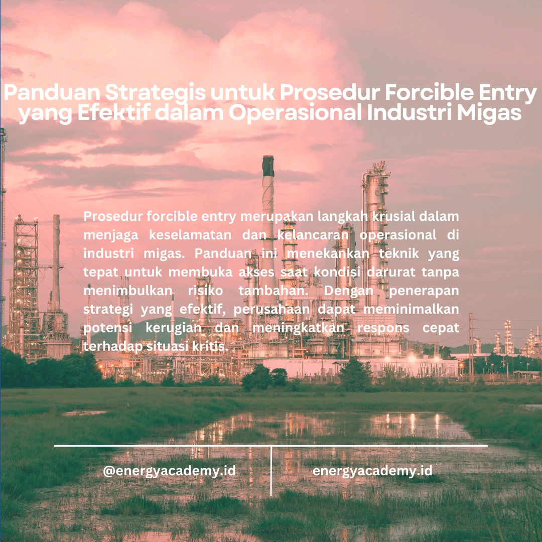 Kegiatan Forcible Entry: Prosedur dan Pentingnya di Industri Migas