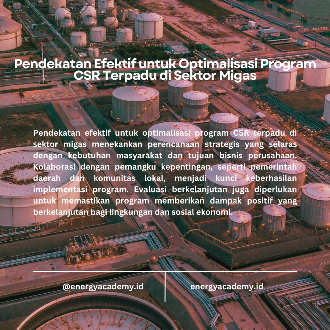 Tanggung Jawab Sosial Perusahaan (CSR) di Industri Migas