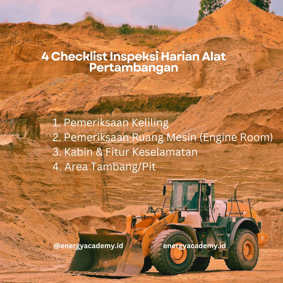 checklist inspeksi harian alat pertambangan