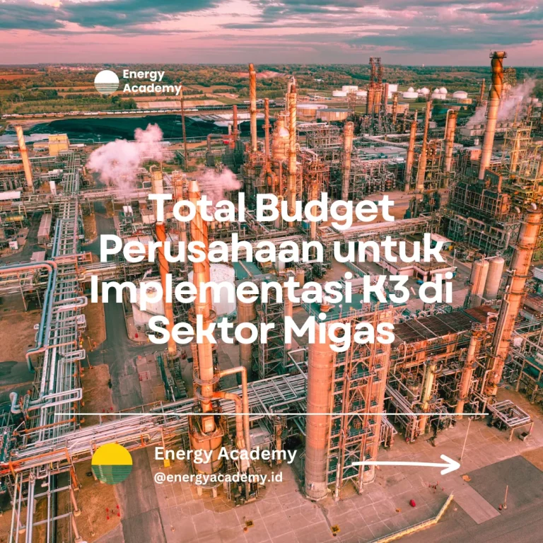 budget untuk implementasi K3 migas
