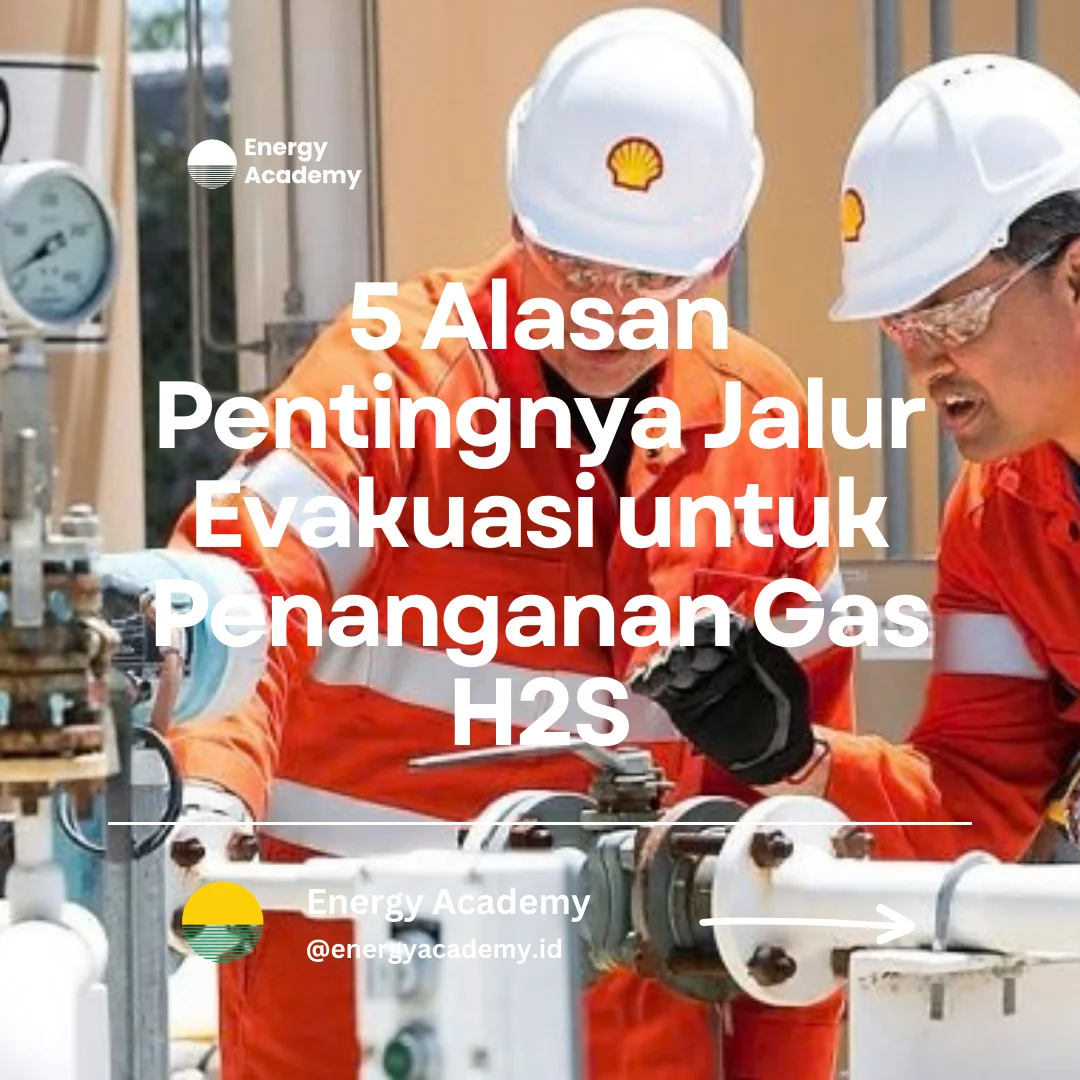 kesalahan pemasangan jalur evakuasi untuk penanganan gas h2s