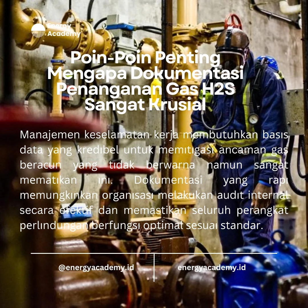 pentingnya dokumentasi penanganan gas h2s
