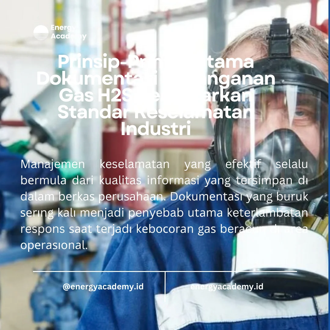 prinsip dokumentasi penanganan gas h2s