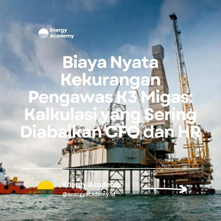 biaya kekurangan pengawas K3 migas