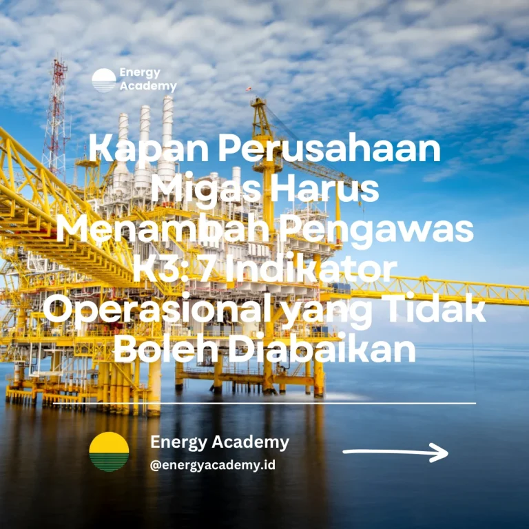 indikator kekurangan pengawas K3 migas