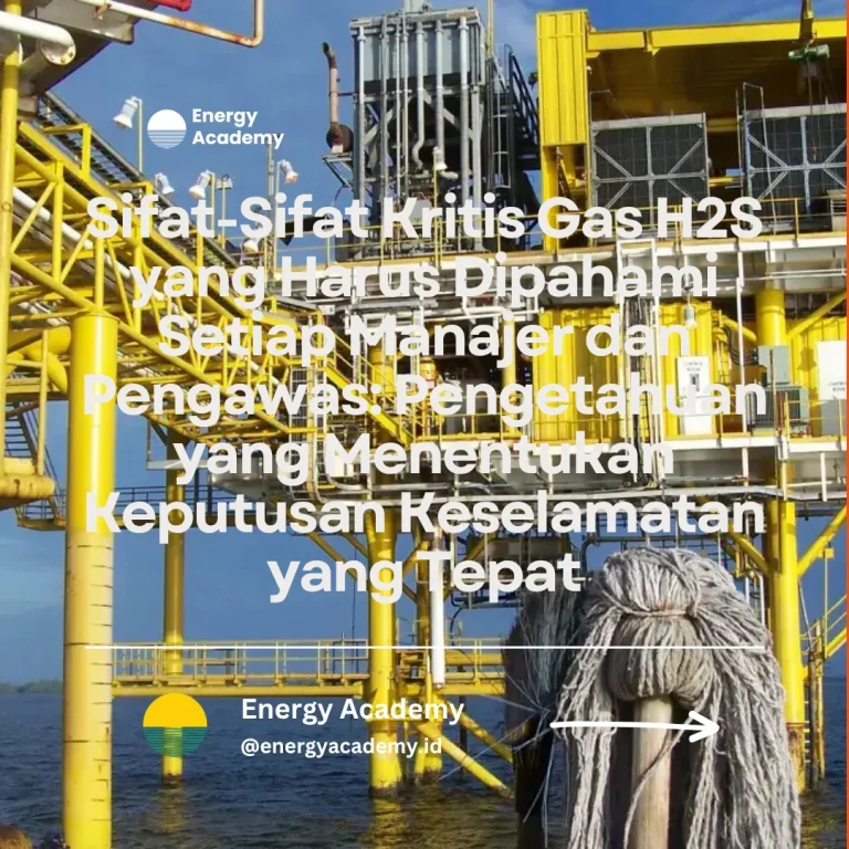 sifat gas H2S yang perlu dipahami