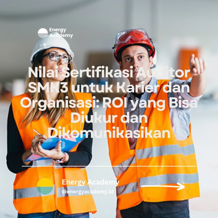 nilai sertifikasi auditor SMK3 untuk karier